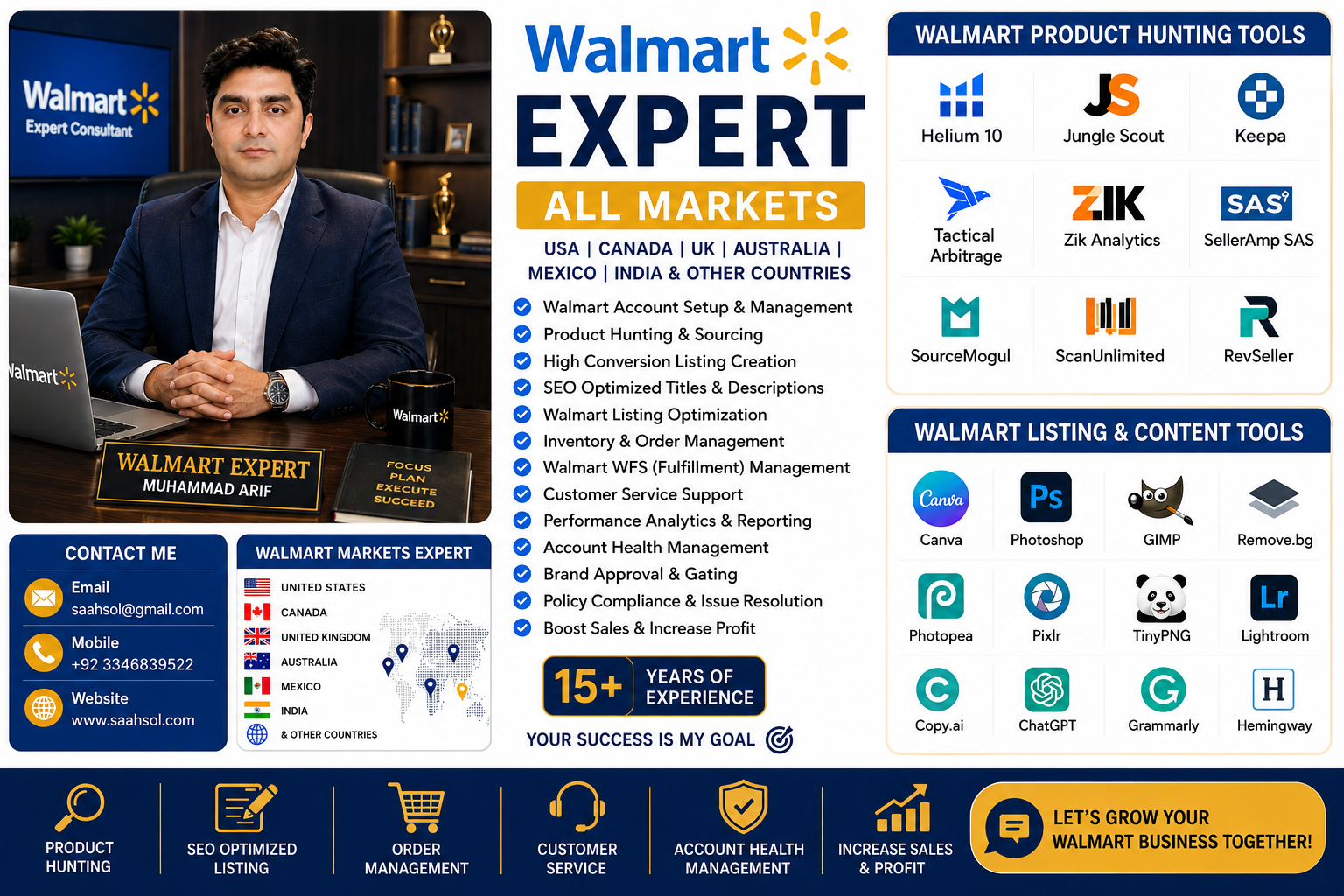 Walmart marketplace expert services